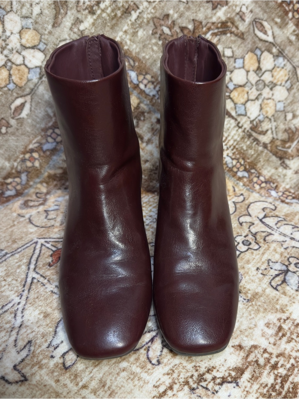 Baretraps ankle boots 6 burgundy